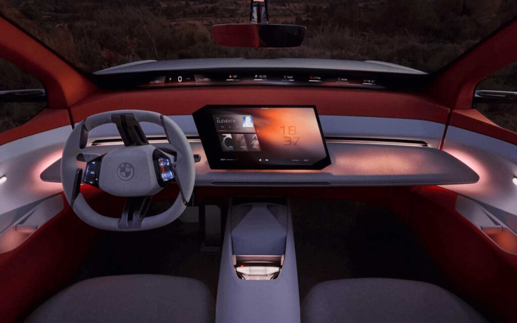 Cockpit des BMW Vision Neue Klasse X
