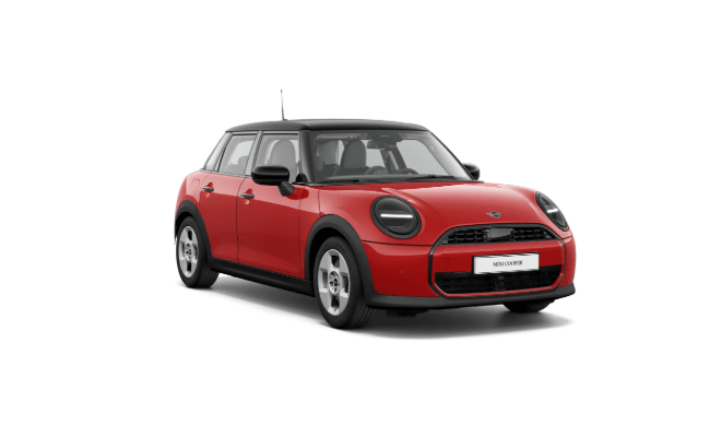 Roter MINI Cooper 5-Türer